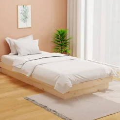 vidaXL sengeramme 90x200 cm massivt træ