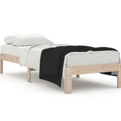 vidaXL sengeramme 75x190 cm massivt træ