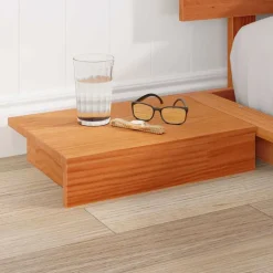 vidaXL Sengestel Brun 200 x 200 cm træ