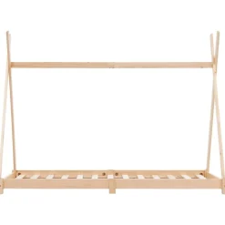 vidaXL sengestel til børneseng 70 x 140 cm massivt fyrretræ
