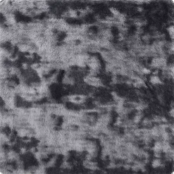 vidaXL shaggy gulvtæppe NAVARRA 120x120 cm høje luv polyester mørkegrå