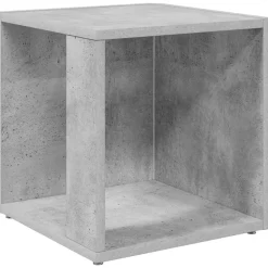 vidaXL sidebord 33x33x34,5 cm konstrueret træ betongrå