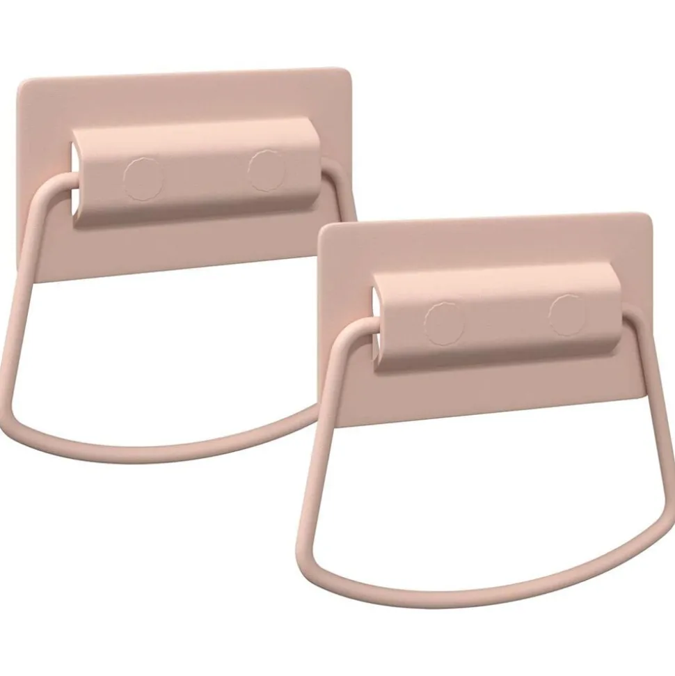 vidaXL Skab Håndtag 2 pcs Lyserød 85 x 45 mm Metal