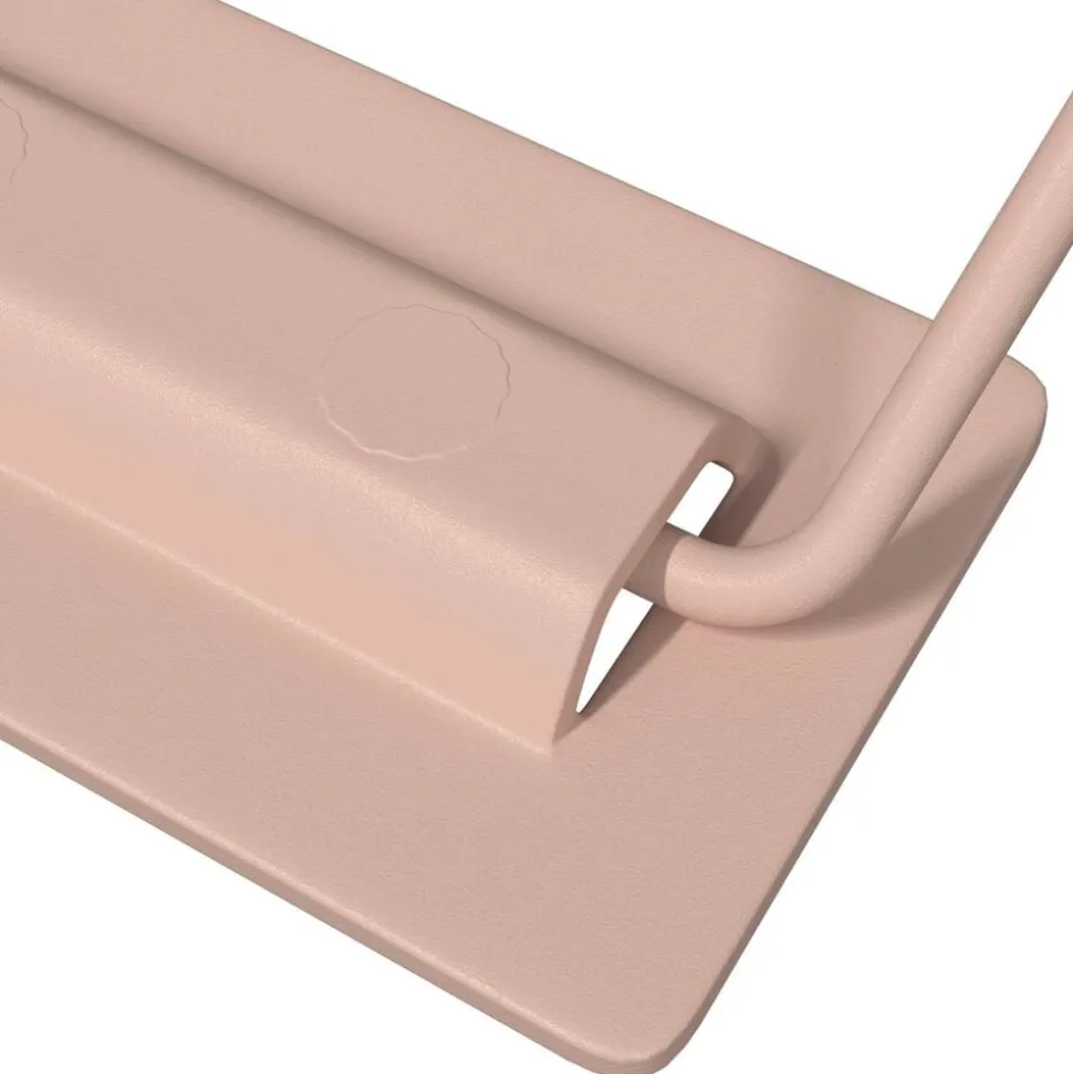 vidaXL Skab Håndtag 2 pcs Lyserød 85 x 45 mm Metal