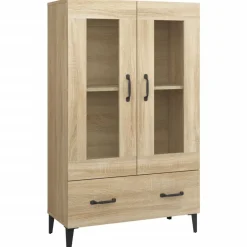 vidaXL skab 70x31x115 cm konstrueret træ sonoma-eg