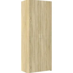 vidaXL skab 70x42,5x185 cm konstrueret træ sonoma-eg