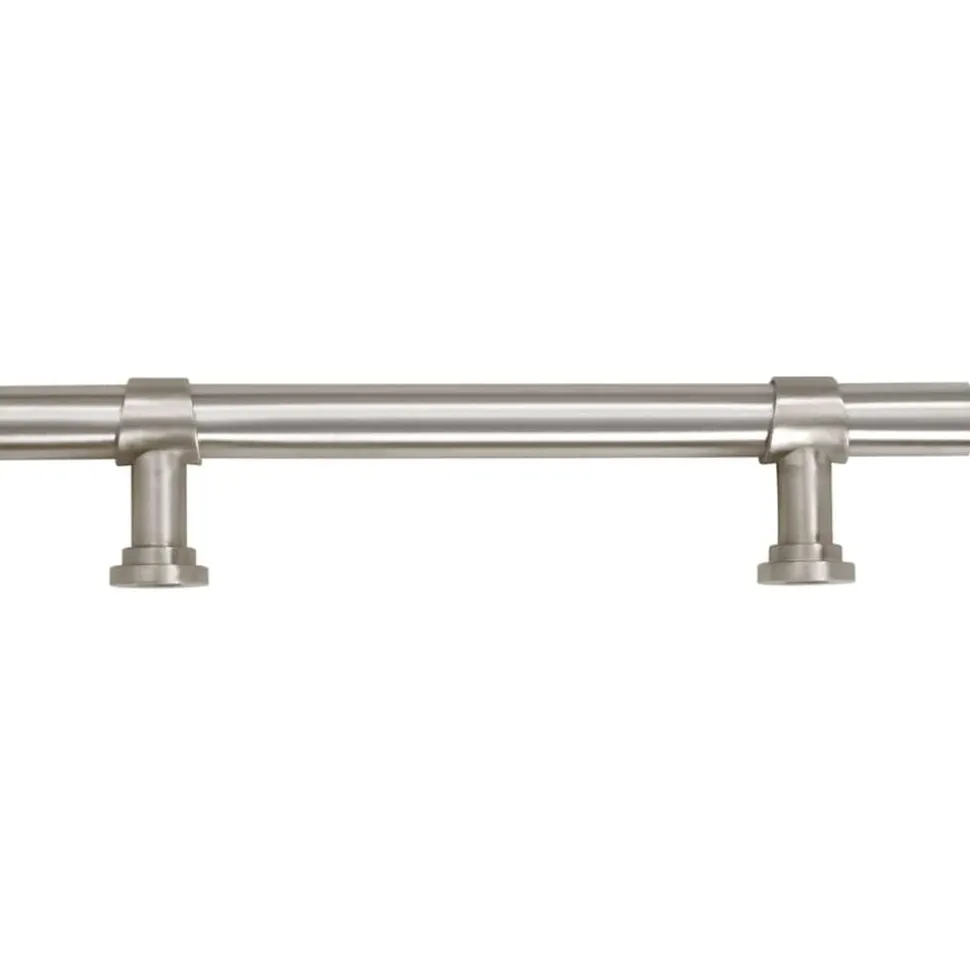 vidaXL skabshåndtag 10 stk. 96 mm rustfrit stål sølvfarvet