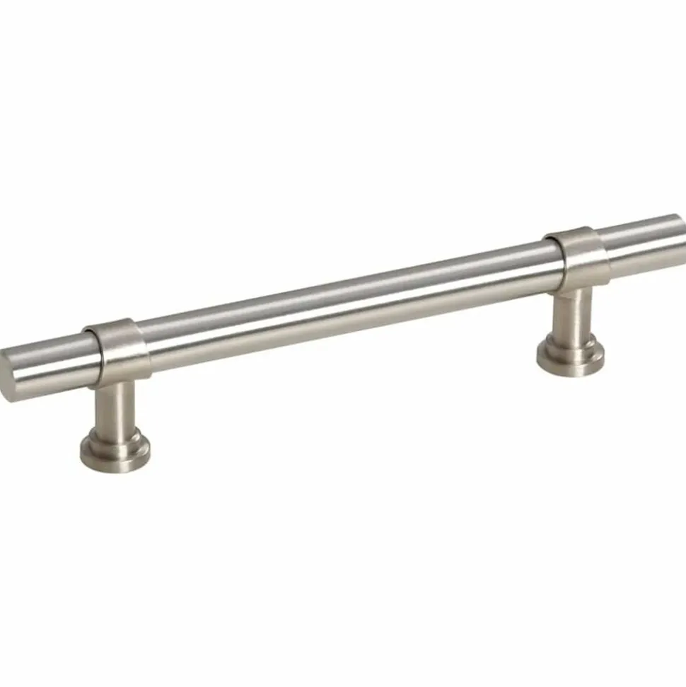 vidaXL skabshåndtag 10 stk. 96 mm rustfrit stål sølvfarvet