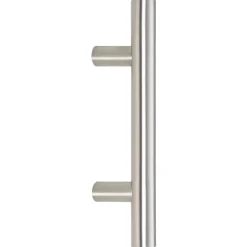 vidaXL skabshåndtag 10 stk. 64 mm rustfrit stål sølvfarvet