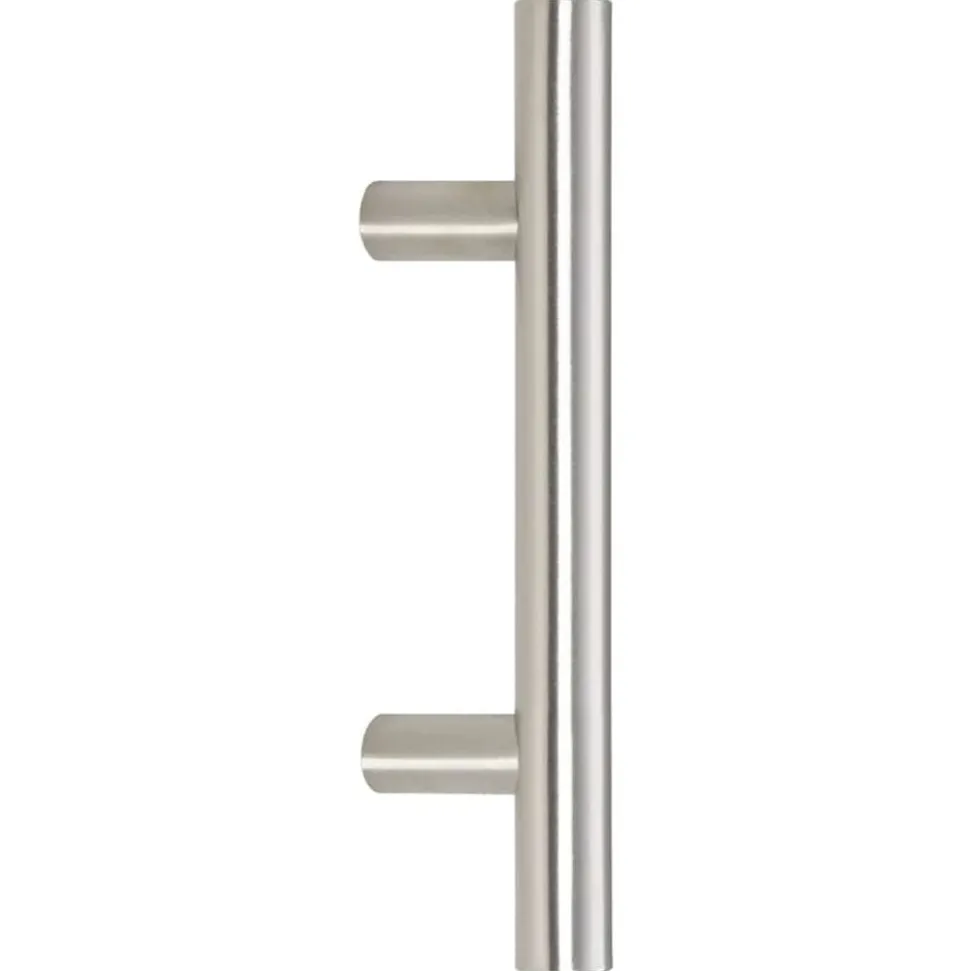vidaXL skabshåndtag 10 stk. 64 mm rustfrit stål sølvfarvet