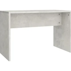 vidaXL skammel til makeupbord 70x35x45 cm konstrueret træ betongrå