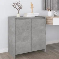 vidaXL skænk 70x41x75 cm konstrueret træ betongrå
