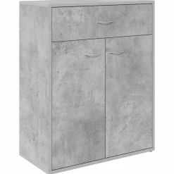 vidaXL skænk 60x30x75 cm konstrueret træ betongrå