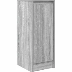 vidaXL skænk 29,5x34x76 cm konstrueret træ grå sonoma-eg