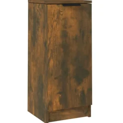 vidaXL skænk 30x30x70 cm konstrueret træ røget egetræsfarve
