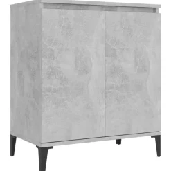 vidaXL skænk 60x35x70 cm konstrueret træ betongrå