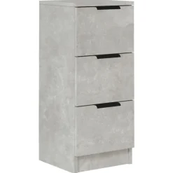 vidaXL skænk 30x30x70 cm konstrueret træ betongrå