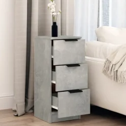 vidaXL skænk 30x30x70 cm konstrueret træ betongrå