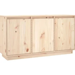 vidaXL skænk 111x34x60 cm massivt fyrretræ