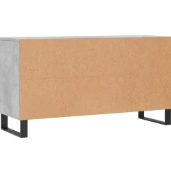 vidaXL skobænk 102x35x55 cm konstrueret træ betongrå