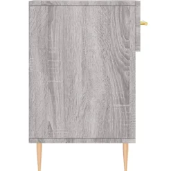 vidaXL skobænk 102x35x55 cm konstrueret træ grå sonoma-eg