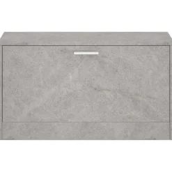 vidaXL skobænk 80x24x45 cm konstrueret træ betongrå