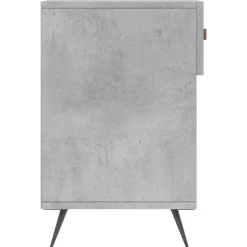 vidaXL skobænk 102x35x55 cm konstrueret træ betongrå