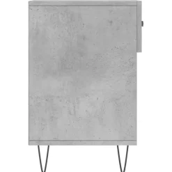 vidaXL skobænk 102x35x55 cm konstrueret træ betongrå