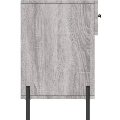 vidaXL skobænk 102x35x55 cm konstrueret træ grå sonoma-eg