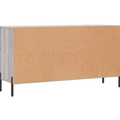 vidaXL skobænk 102x35x55 cm konstrueret træ grå sonoma-eg