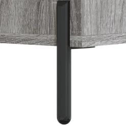 vidaXL skobænk 102x35x55 cm konstrueret træ grå sonoma-eg