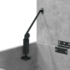 vidaXL skobænk 60x30x45 cm konstrueret træ betongrå