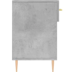 vidaXL skobænk 102x35x55 cm konstrueret træ betongrå