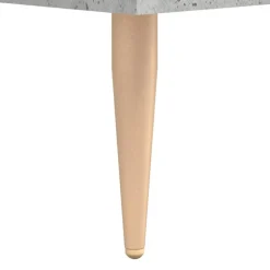 vidaXL skobænk 102x35x55 cm konstrueret træ betongrå