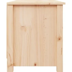 vidaXL skobænk 110x38x45,5 cm massivt fyrretræ