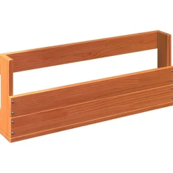 vidaXL skohylder til væg 2 stk. 59x8,5x23,5 cm massivt fyrretræ