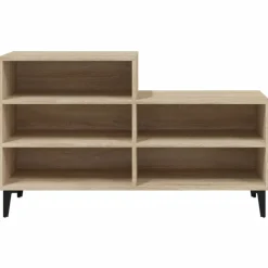 vidaXL skoreol 102x36x60 cm konstrueret træ sonoma-eg