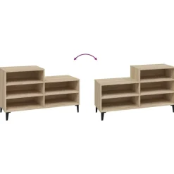 vidaXL skoreol 102x36x60 cm konstrueret træ sonoma-eg