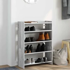 vidaXL skoreol 60x25x81 cm konstrueret træ grå sonoma-eg