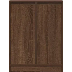 vidaXL skoreol 57x34x76 cm konstrueret træ brun egetræsfarve