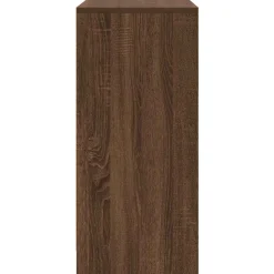 vidaXL skoreol 57x34x76 cm konstrueret træ brun egetræsfarve
