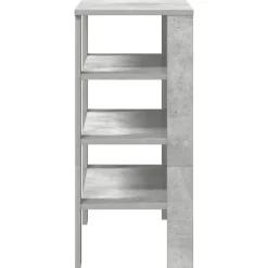 vidaXL skoreol 61x32x70 cm konstrueret træ betongrå