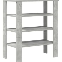 vidaXL skoreol 61x32x70 cm konstrueret træ betongrå