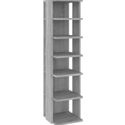vidaXL skoreol 27,5x27x102 cm konstrueret træ grå sonoma-eg