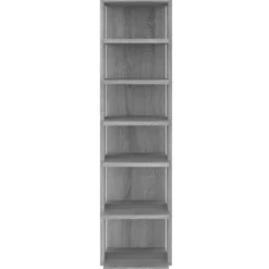 vidaXL skoreol 27,5x27x102 cm konstrueret træ grå sonoma-eg