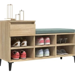 vidaXL skoreol 102x36x60 cm konstrueret træ sonoma-eg