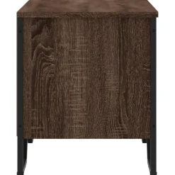 vidaXL skoreol 90x38x45,5 cm konstrueret træ brun egetræsfarve