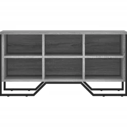vidaXL skoreol 90x38x45,5 cm konstrueret træ grå sonoma-eg