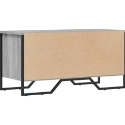 vidaXL skoreol 90x38x45,5 cm konstrueret træ grå sonoma-eg