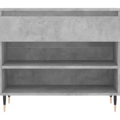 vidaXL skoreol 70x36x60 cm konstrueret træ betongrå